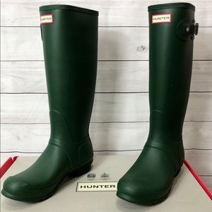 NEW Hunter Green Tall Boots, Size 10